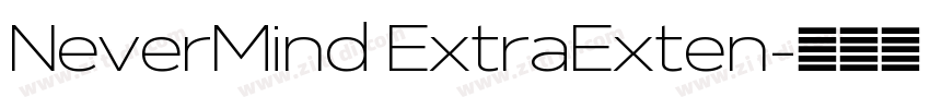 NeverMind ExtraExten字体转换